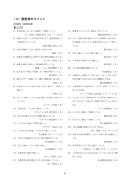 （3）調査員のコメント（PDF：23KB）