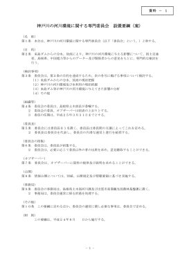 設置 ( せっち ) 要綱 ( ようこう )