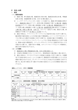 Ⅳ 見直し結果 1 概要 （1）維管束植物 ① 絶滅1種、野生絶滅2種、絶滅
