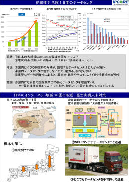 絶滅種？危険！日本のデータセンタ 日本のインターネット壊滅＝国の