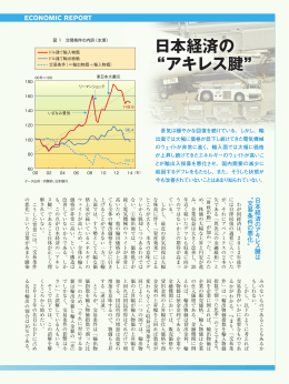 日本経済の アキレス腱