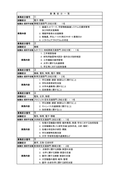 募集区分番号 試験区分 電子・情報 配属先・採用予定数 情報支援部門