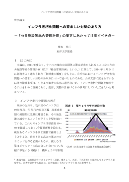インフラ老朽化問題への望ましい対処のあり方 －「公共施設