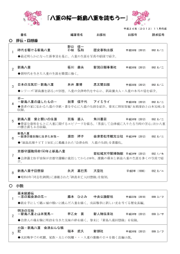 八重の桜ー新島八重を読もうー