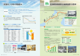 名神高速道路全線開通50周年 民営化10年の取組み