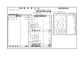 第 80 期 決 算 公 告 株式会社商船三井内航
