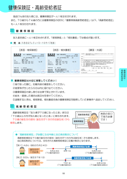 健 康 保 険 証 高 齢 受 給 者 証