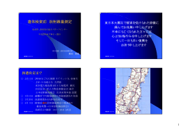 5. 検案前遺体サーベイ第2次派遣隊活動報告
