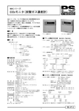 CO2モニタ（炭酸ガス濃度計）