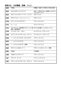日本舞踊・民舞・バレエ（PDF：241KB）