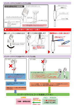 ビンテージマイクメンテナンス