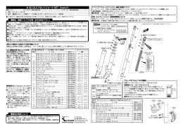 &Phi; 30 DLC フロントフォーク SET（type-X）