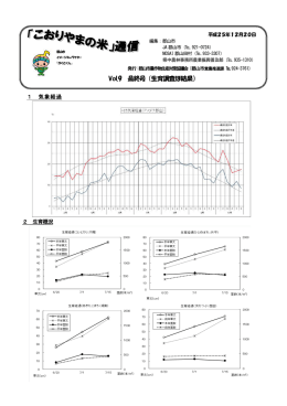 第9号（育成調査圃結果）（PDF形式）