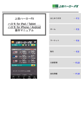 上田ハーローFX ハロモ for iPad / Tablet ハロモ for iPhone / Android