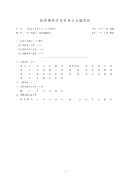 平成25年6月11日 総務環境委員会会議記録（PDF形式：86KB）