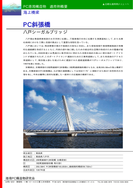 PC斜張橋 - 港湾 PC構造物研究会
