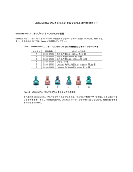 UltiMetal Plus フレキシブルメタルフェラル取り付けガイド