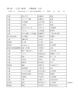 工芸・彫刻 審査結果（PDF/58キロバイト）