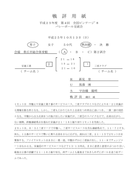 戦 評 用 紙