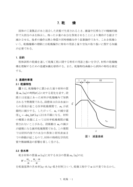 7. 乾 燥
