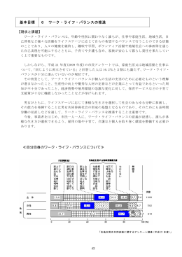 （基本目標6 ワーク・ライフ・バランスの推進）(PDF文書)