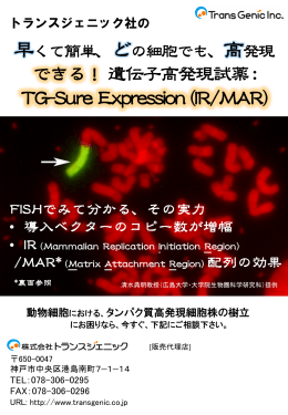 TG-Sure Expression (IR/MAR)
