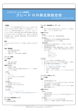 グレード III 外側足関節捻挫 - THE ALTER G 反重力トレッドミル