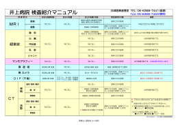 当院で実施できる検査一覧（PDF