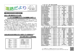 松山・滑川総合は40人減 318名募集から278名募集に決定