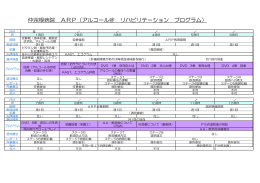 仲宗根病院 ARP（アルコール症 リハビリテーション プログラム）