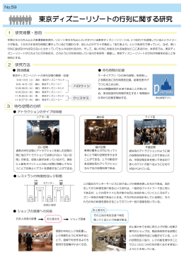 （論文）東京ディズニーリゾートの行列に関する研究
