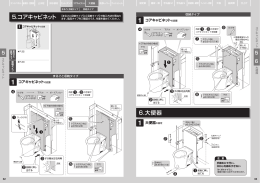 5.コアキャビネット 6.大便器