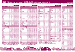 南部バス（軽米八戸線・八戸大野線）・岩手県北バス（軽米伊保内線・軽米