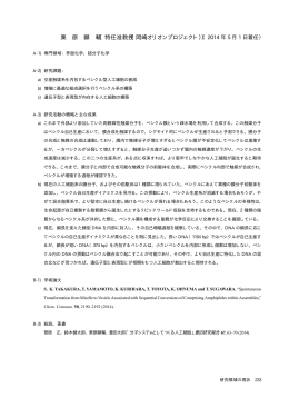 栗 原 顕 輔（特任准教授（岡崎オリオンプロジェクト））