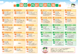 ・ 園庭 所庭開放情報