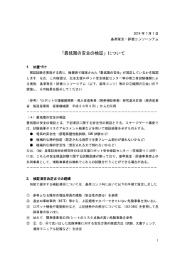 「最低限の安全の検証」について（浅野 陽一）［PDF］