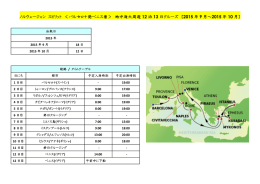 地中海大周遊12泊13日クルーズ - ノルウェージャンクルーズライン