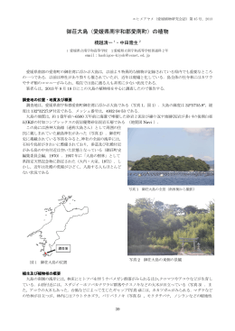御荘大島（愛媛県南宇和郡愛南町）の植物