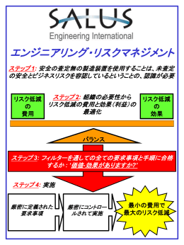 エンジニアリング・リスクマネジメント - Salus Engineering Homepage
