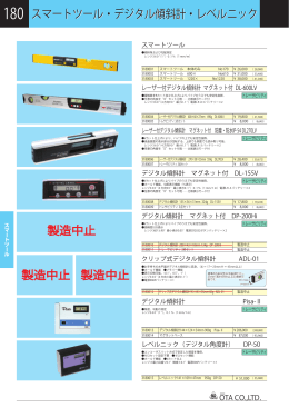 スマートツール・デジタル傾斜計・レベルニック