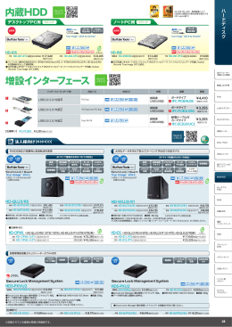 増設インターフェース 内蔵HDD