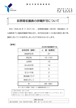 荻原隆宏議員の辞職許可について(PDFファイル、112KB)