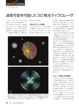 波長可変を可能した3D 発光マイクロレーザ - Laser Focus World Japan