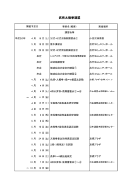 武術太極拳連盟