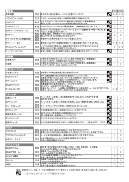 調整系 太極拳 筋力トレーニング ストレッチ アクア スイムスキル