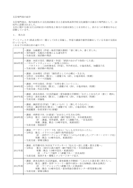 文芸専門部紹介