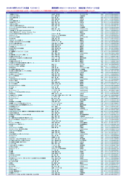 2014年 年間ランキング 【文芸書 ベスト100！】 調査
