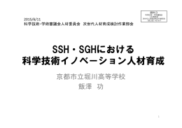 飯澤委員 プレゼン資料