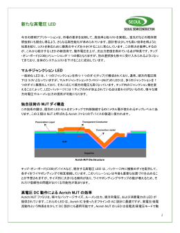 新たな高電圧 LED - Seoul Semiconductor