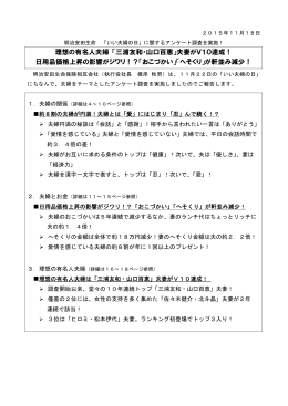 いい夫婦の日 - 明治安田生命